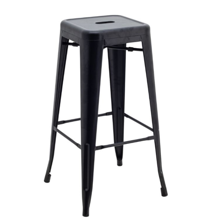 Black Tolix Bar Stool Photo - 1