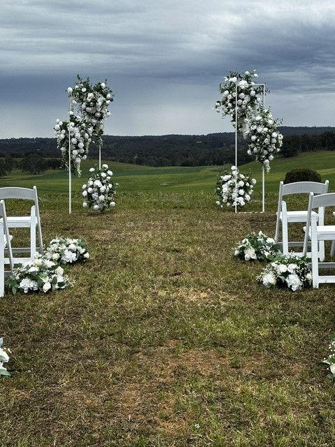 Deconstructed Floral Towers Photo