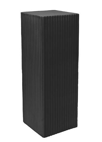 Black Square Ripple Plinth Photo