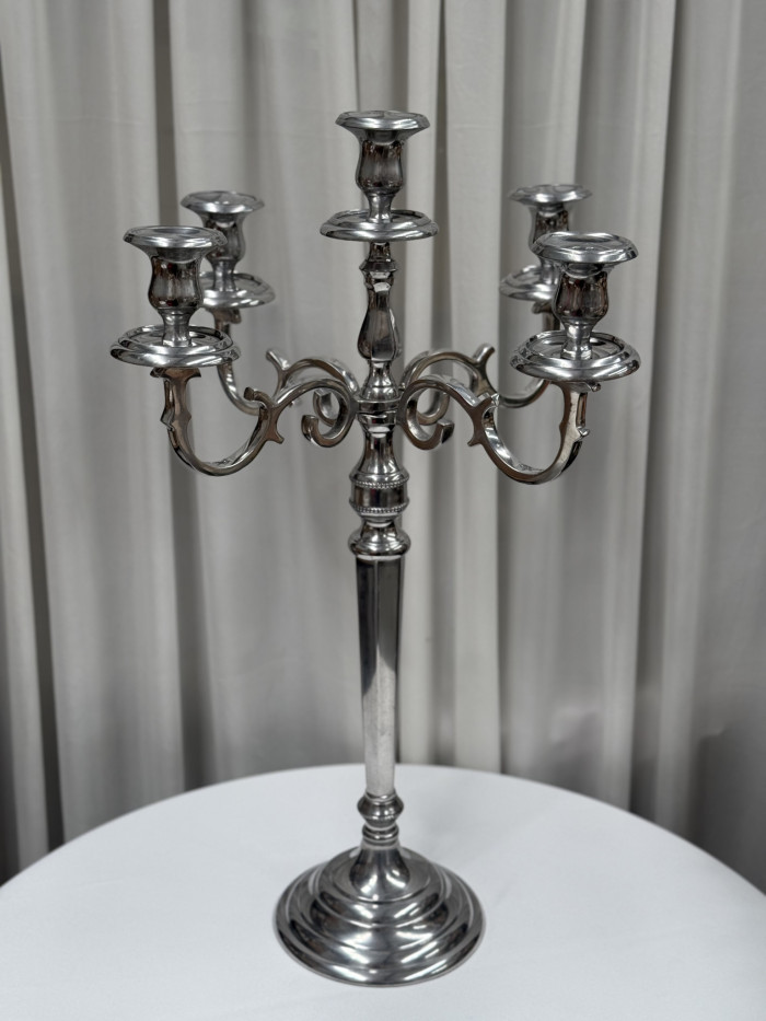 Silver Candelabra - Style A Photo - 1