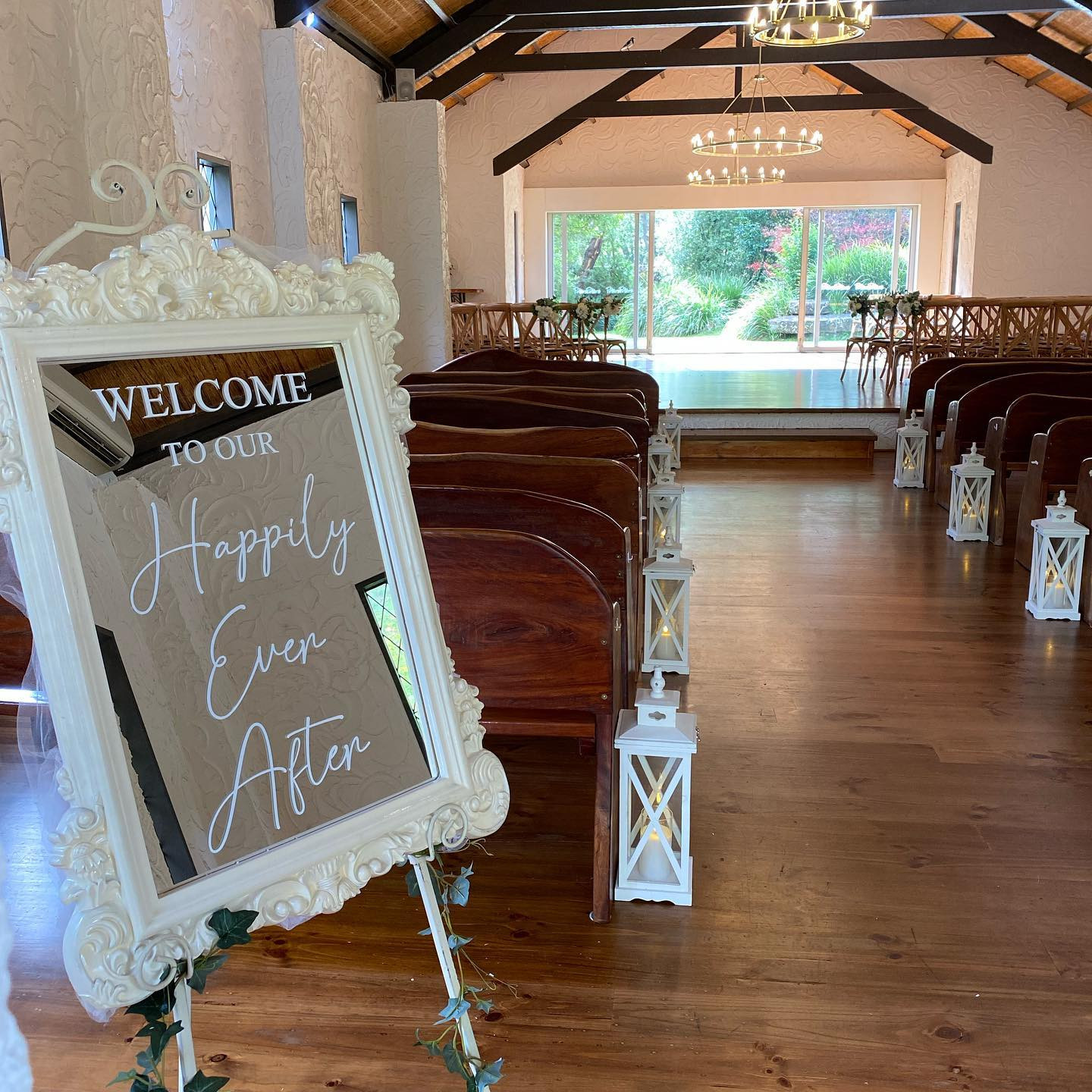 Welcome Sign, Wedding Ceremony