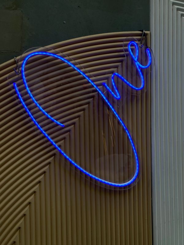 One Script Neon Sign Photo