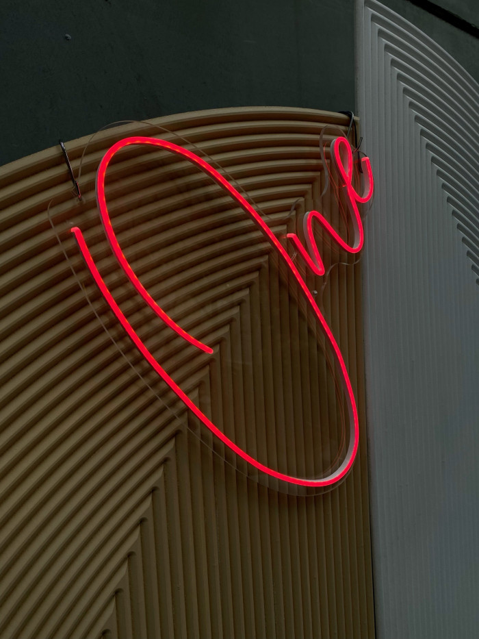 One Script Neon Sign Photo - 2