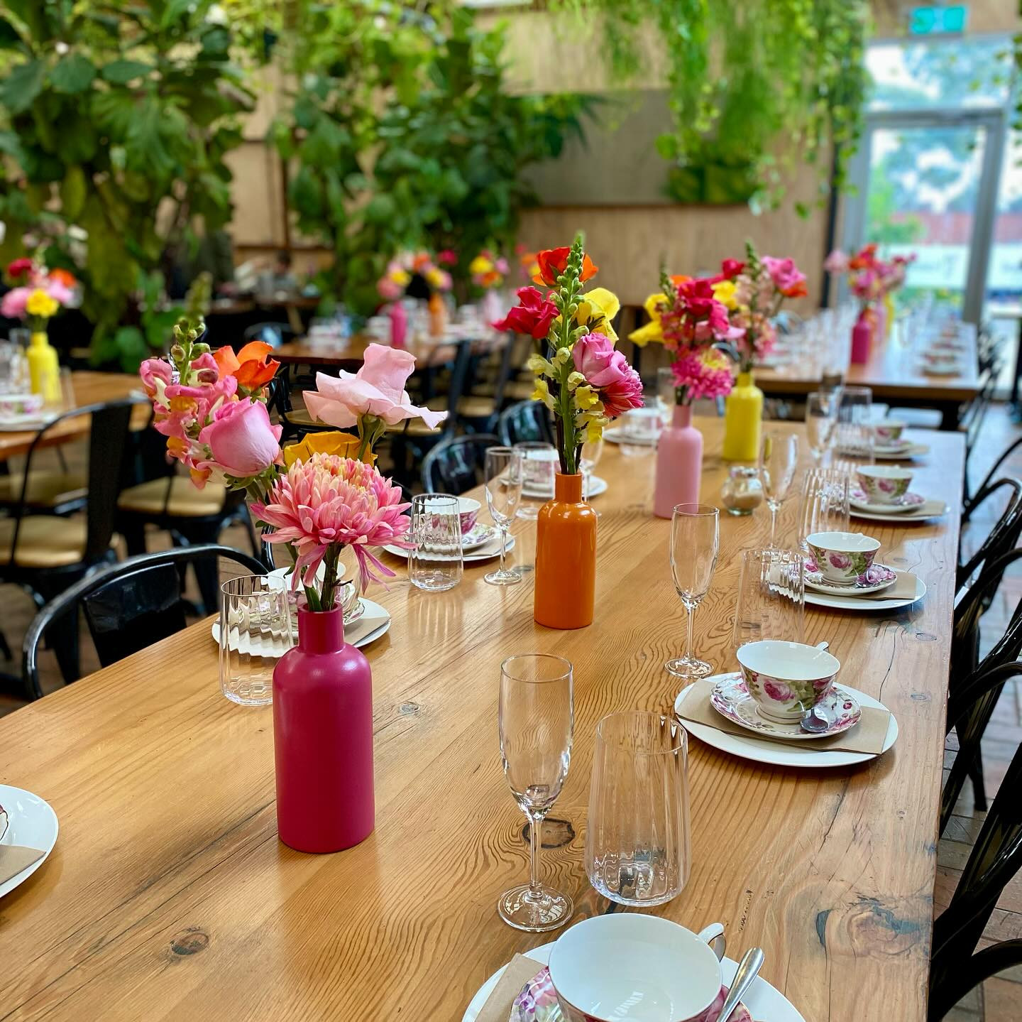 Pink Acrylic Wall, Personalisation, Silk florals, Table Centrepiece, 50th Birthday Decoration