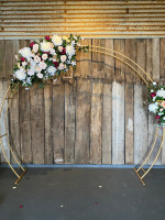 Gold Open Metal Arch Photo - 4