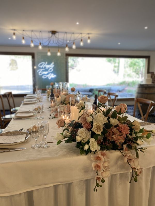 Pink Orchid Table Spray Photo