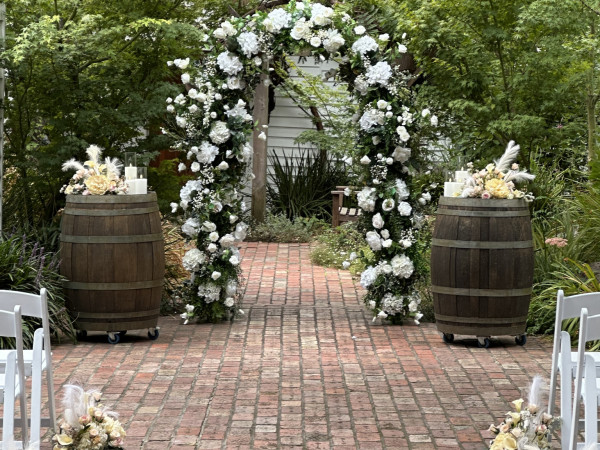 Floral Ceremonial Arch Photo