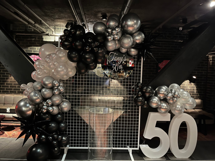 Square Mesh Backdrop Photo - 2